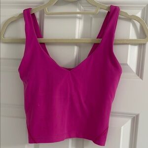 Lululemon Hot Pink Align Tank sz 2